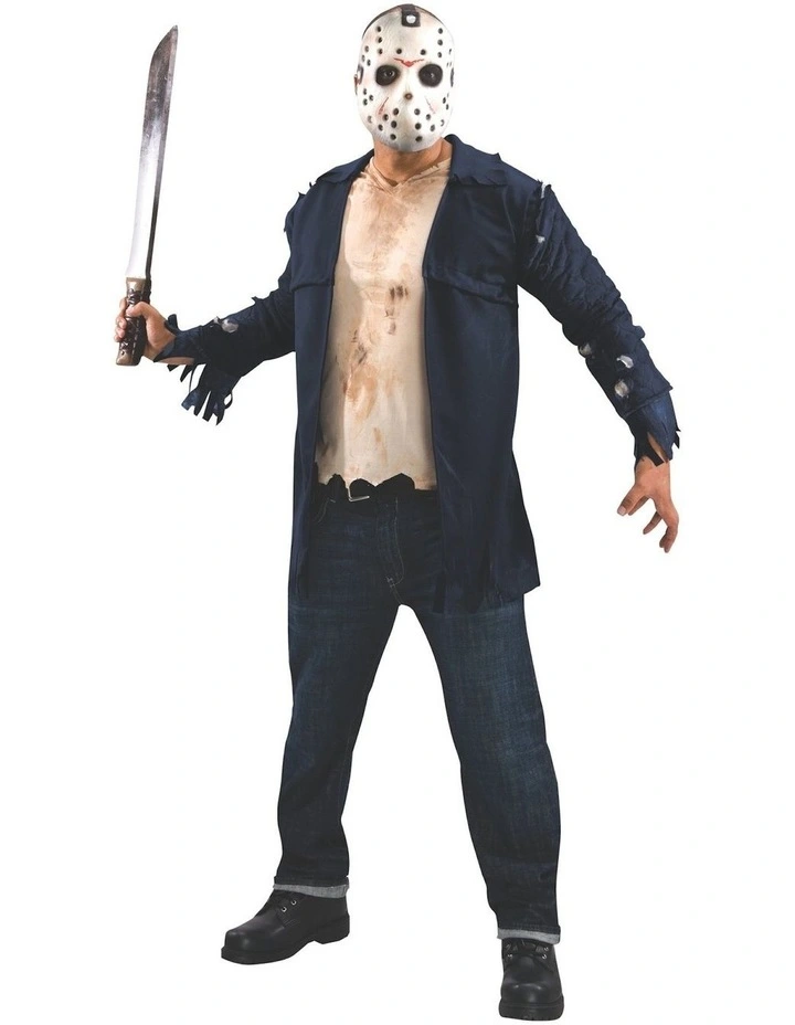 Friday the Thirteenth Jason Deluxe Dress Up Costume in Blue