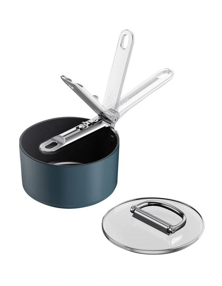 Space Non-stick Saucepan And Lid 15cm in Midnight Blue