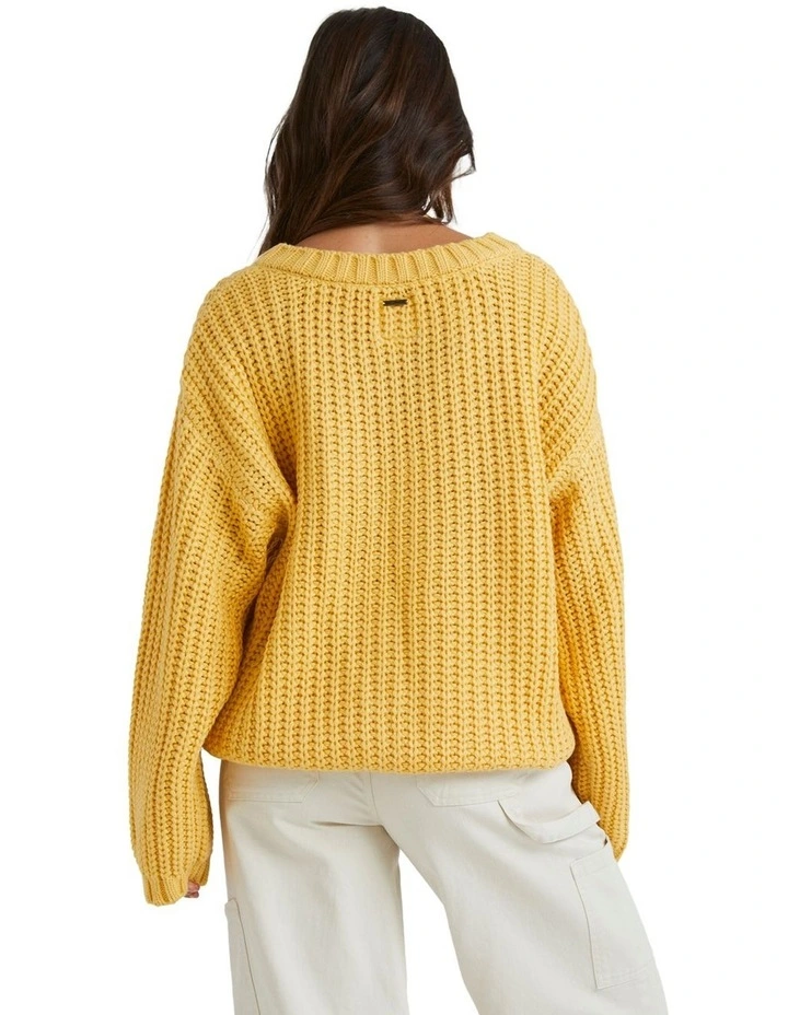 Clover Sweater in Cornsilk