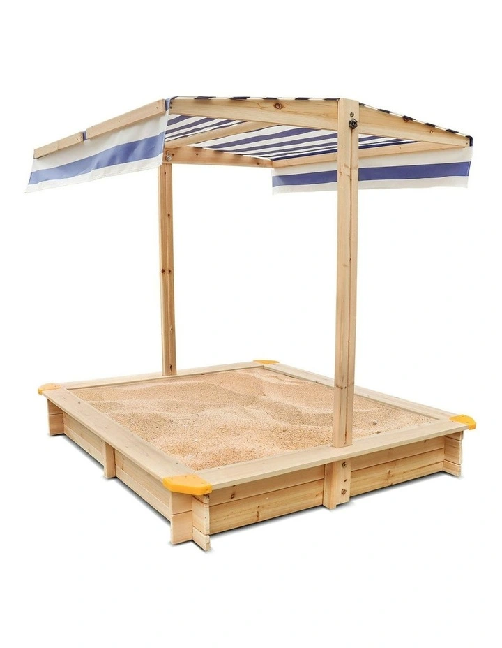 Joey Sandpit with Canopy in Brown