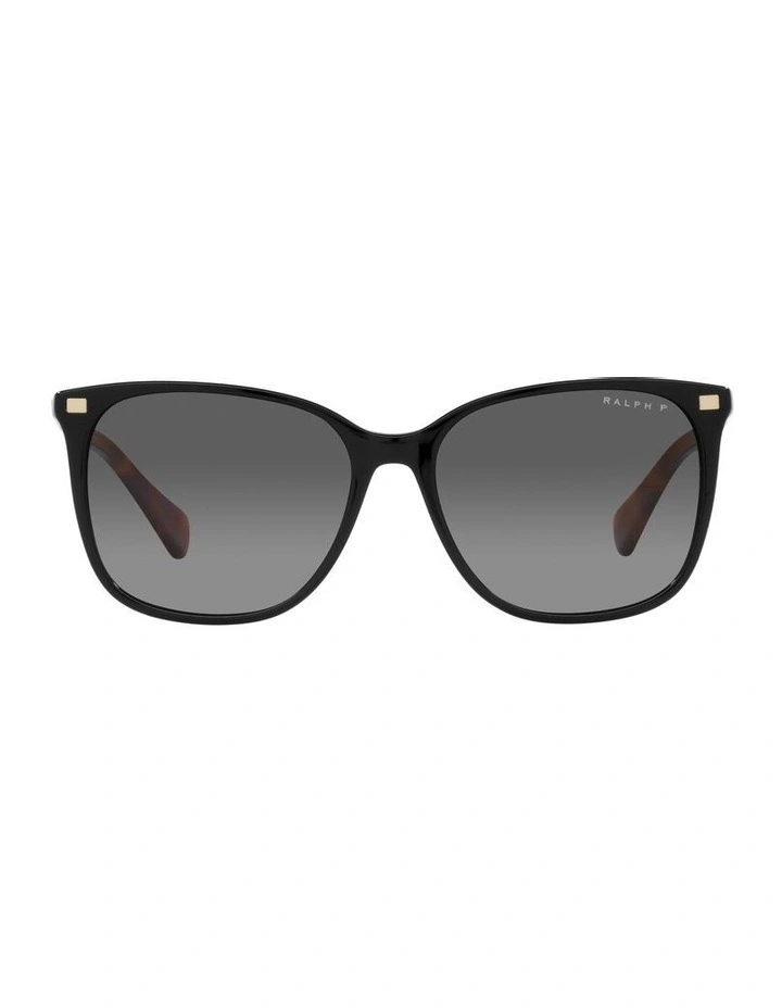 0RA5293 Polarised Sunglasses in Shiny Black