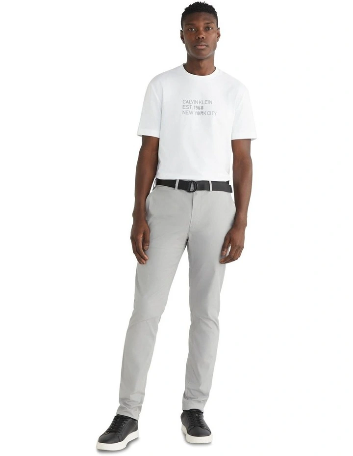 Modern Twill Slim Chino in Grey