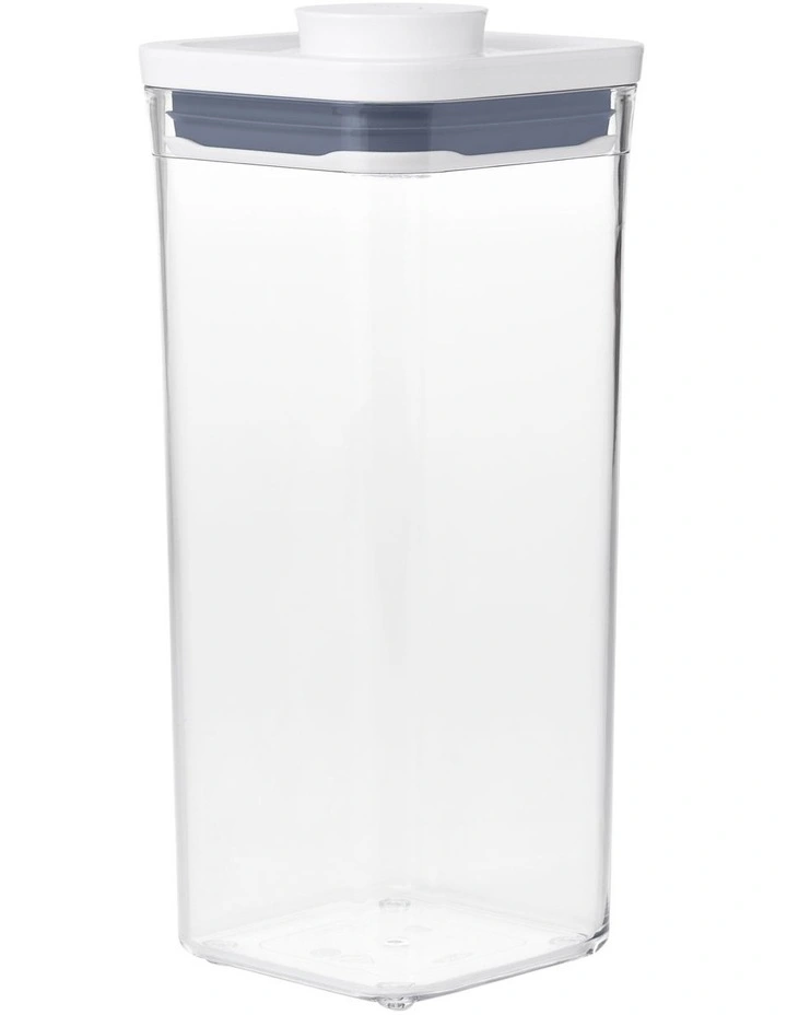 Pop Small Square Medium Container 1.6L in Clear