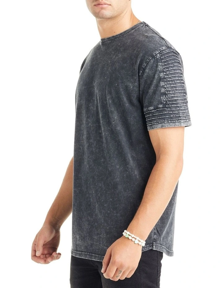 The Maverick Tee in Vintage Black