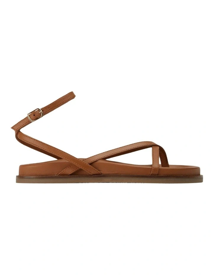 Lucie Sandals in Tan Nappa