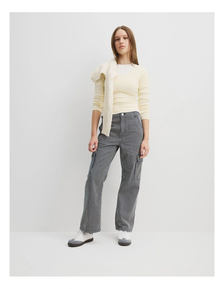 Teen Railroad Cargo Pant in Indigo