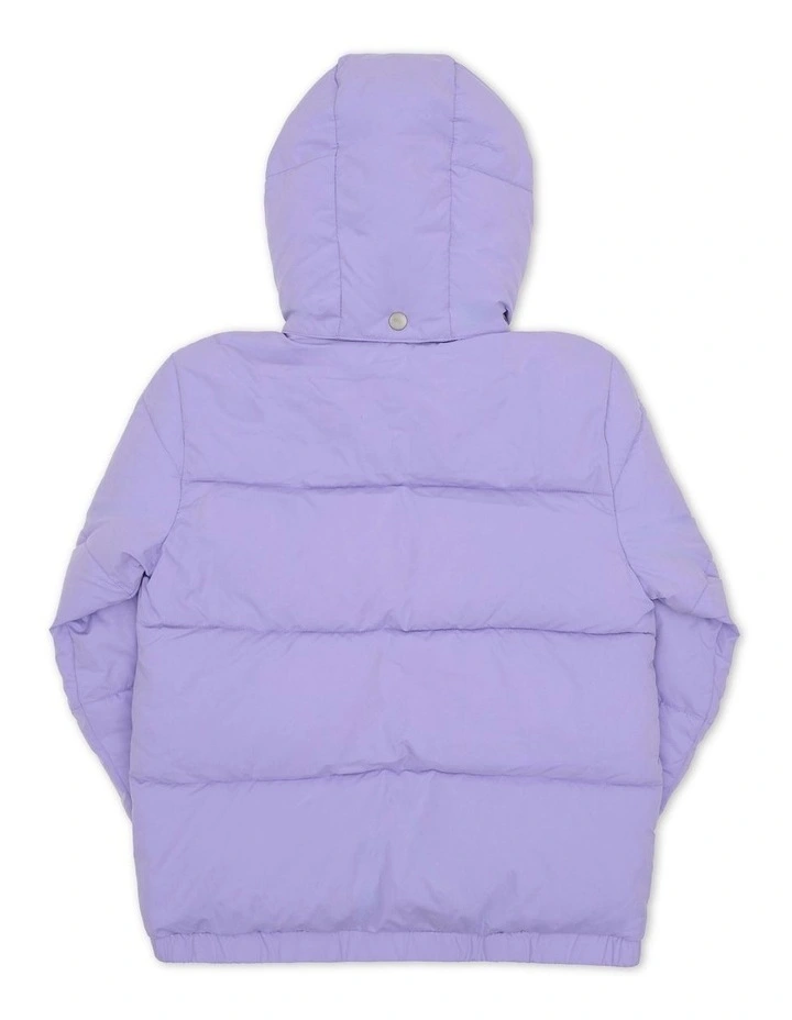 Junior Rochester Puffer Jacket in Cotton Lavender Field