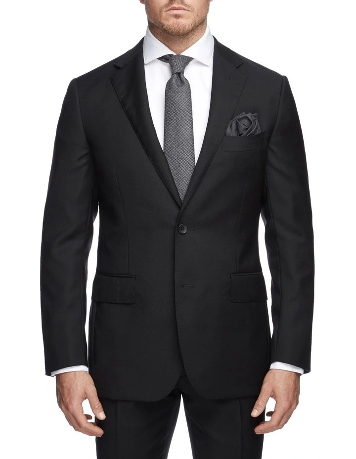 Saunders Slim Jacket Black