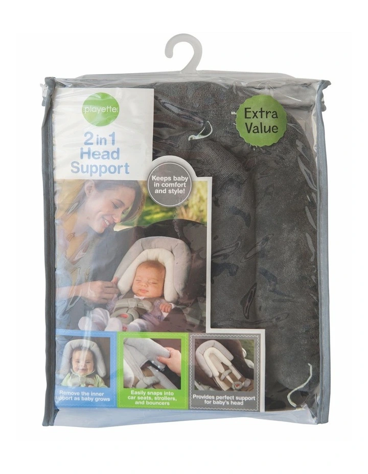2 in 1 Head Support Charcoal