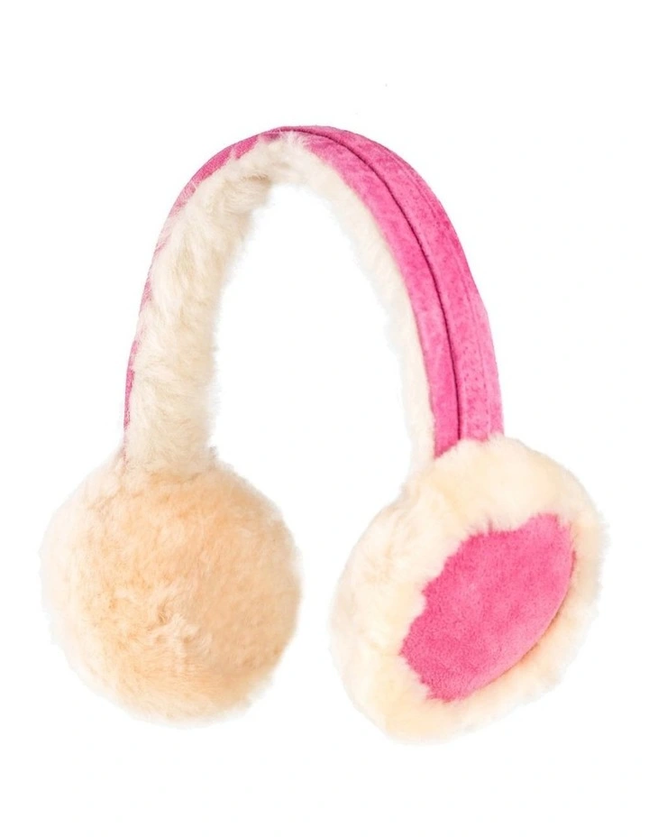 Ugg Sheepskin Earmuff in Rose
