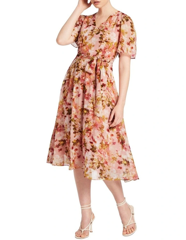 Kodi Silk Dress In Multi