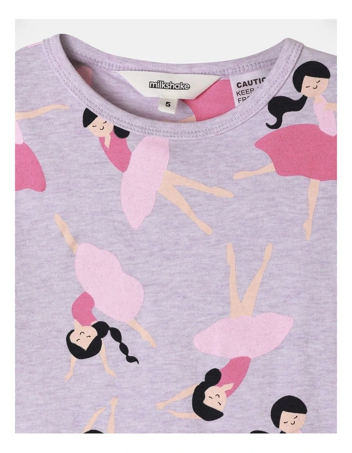 Essential Ballerina Pyjama Set in Pale Lilac