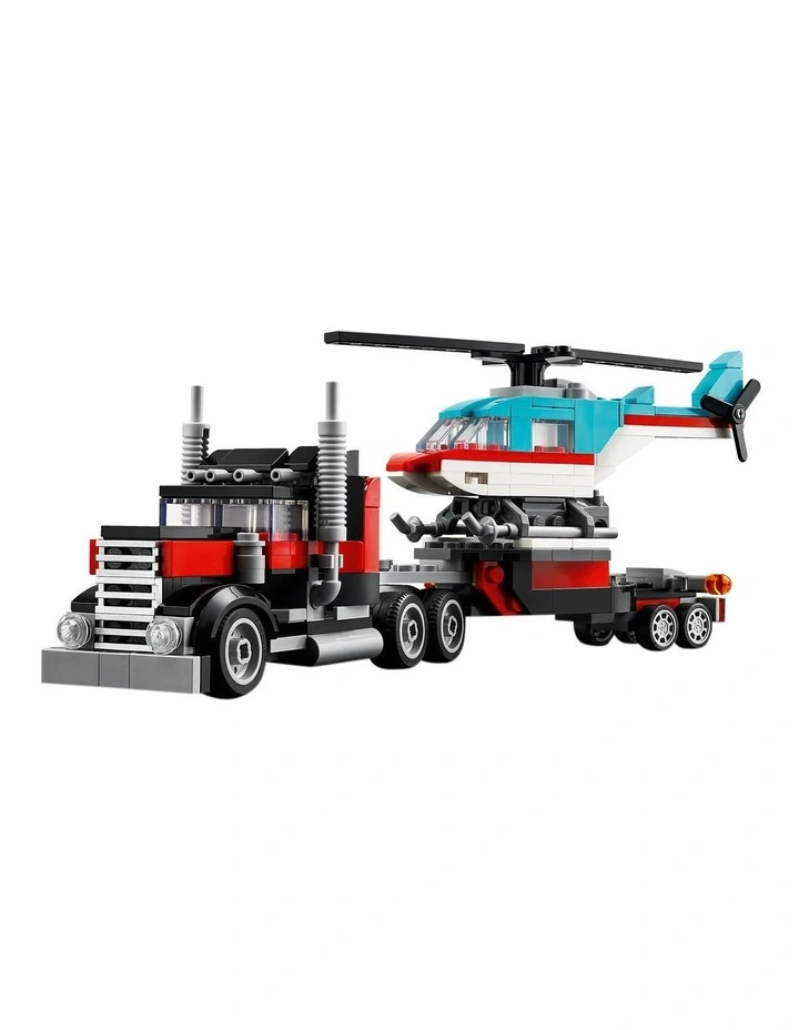 Creator 3in1 Flatbed Truck with Helicopter 31146