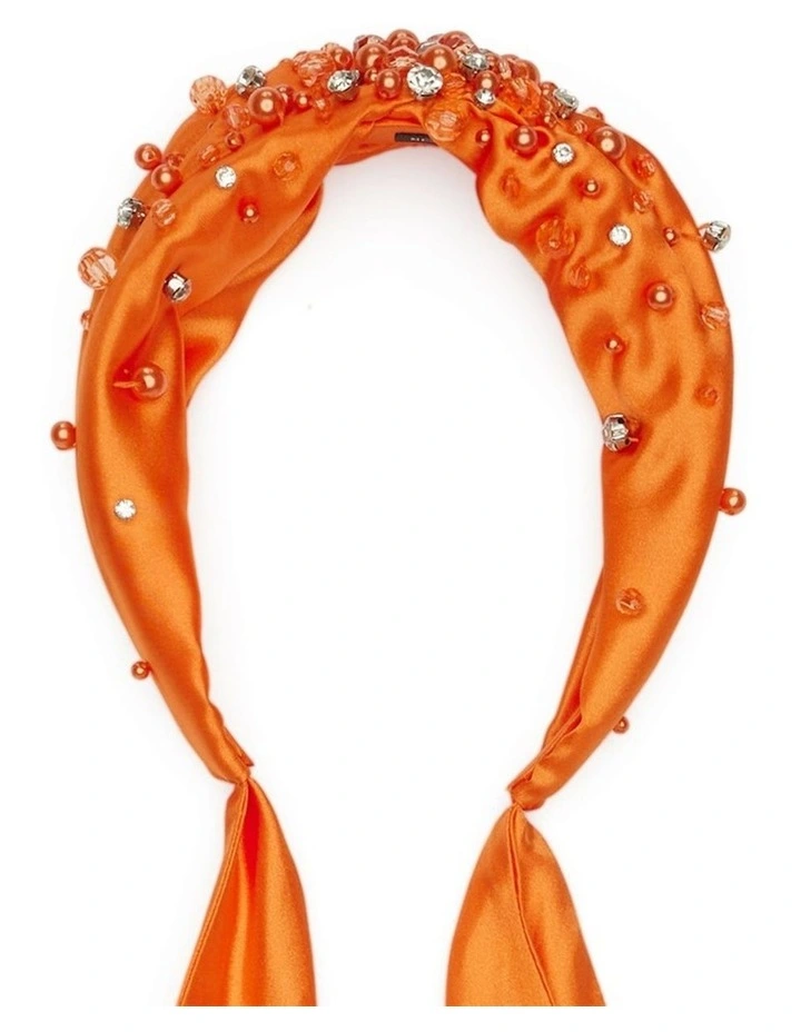 Callie Headpiece in Orange