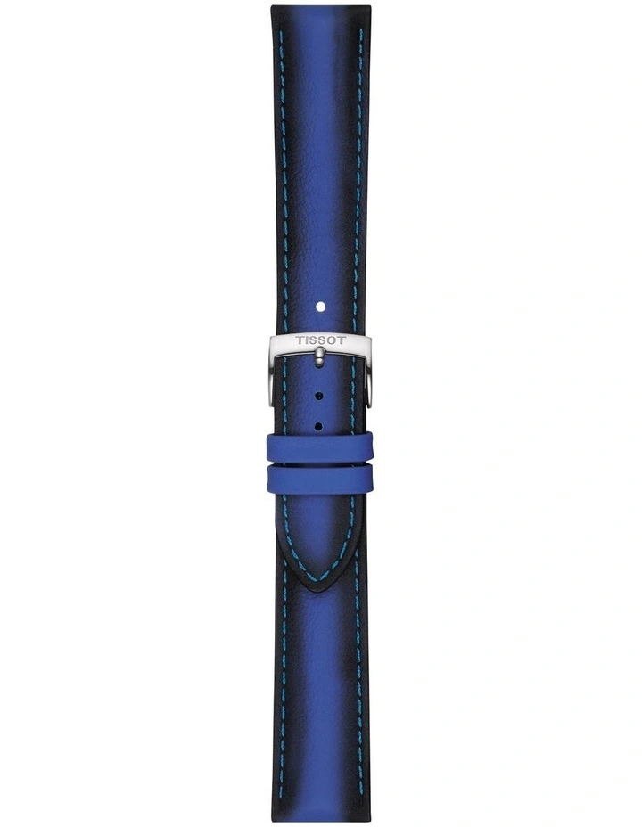 Official Leather 20mm Watch Strap in Blue