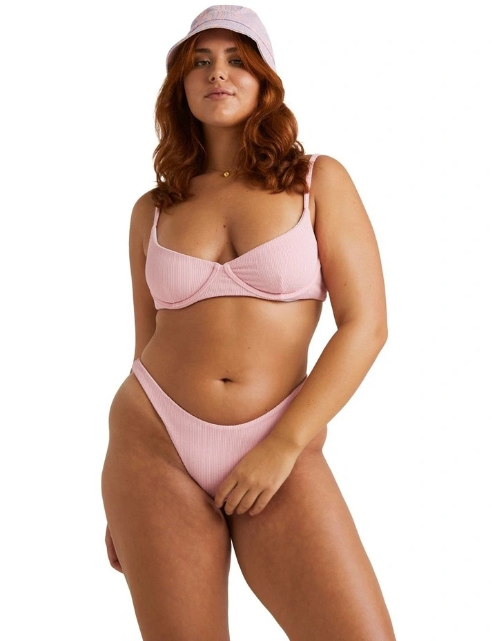 Sunkissed Helena Bra Bikini Top in Candy Pink