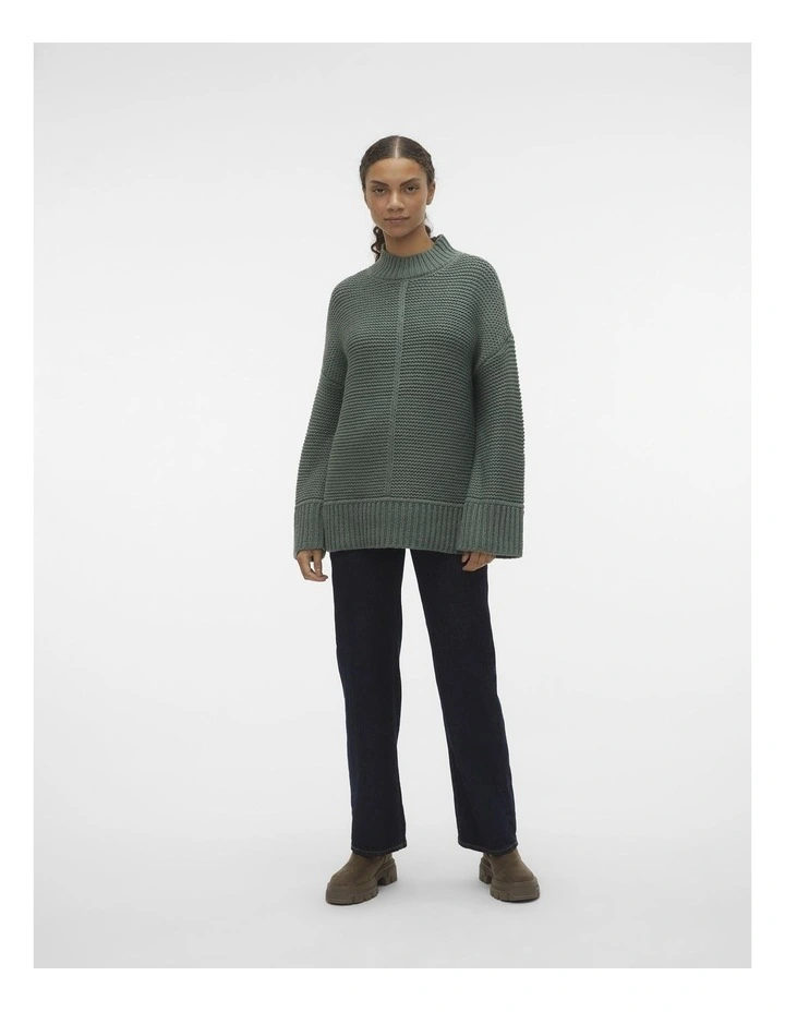 Miranda Highneck Knit in Dark Forest