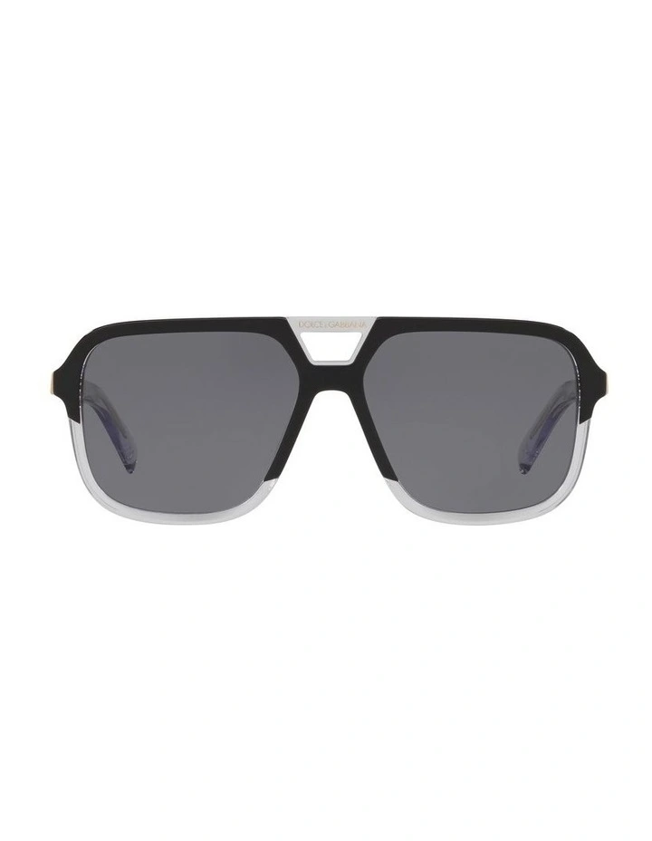 DG4354 Black Polarised Sunglasses