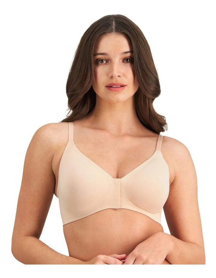 Comfit Collection Front Opening Wire Free Bra in Latte