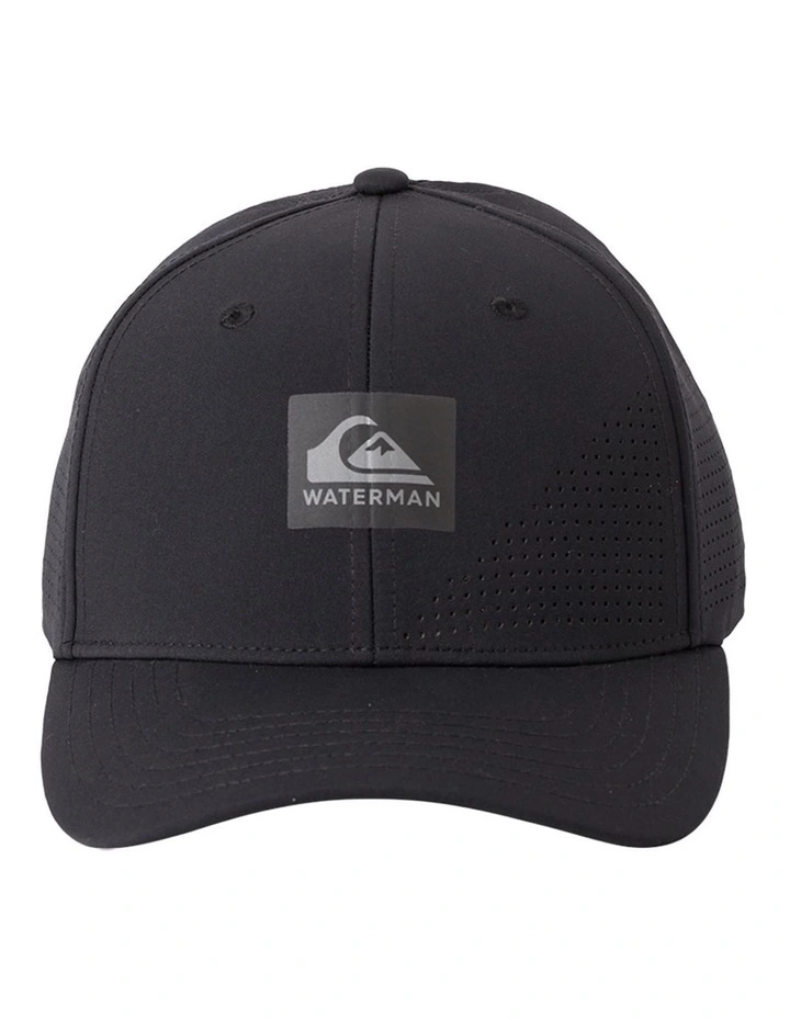 Perf Turf Snapback Cap In Black