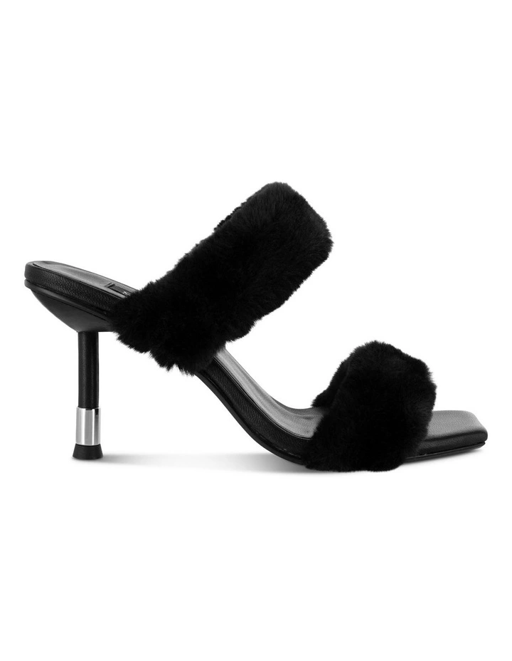 Quisha Heeled Sandals in Black