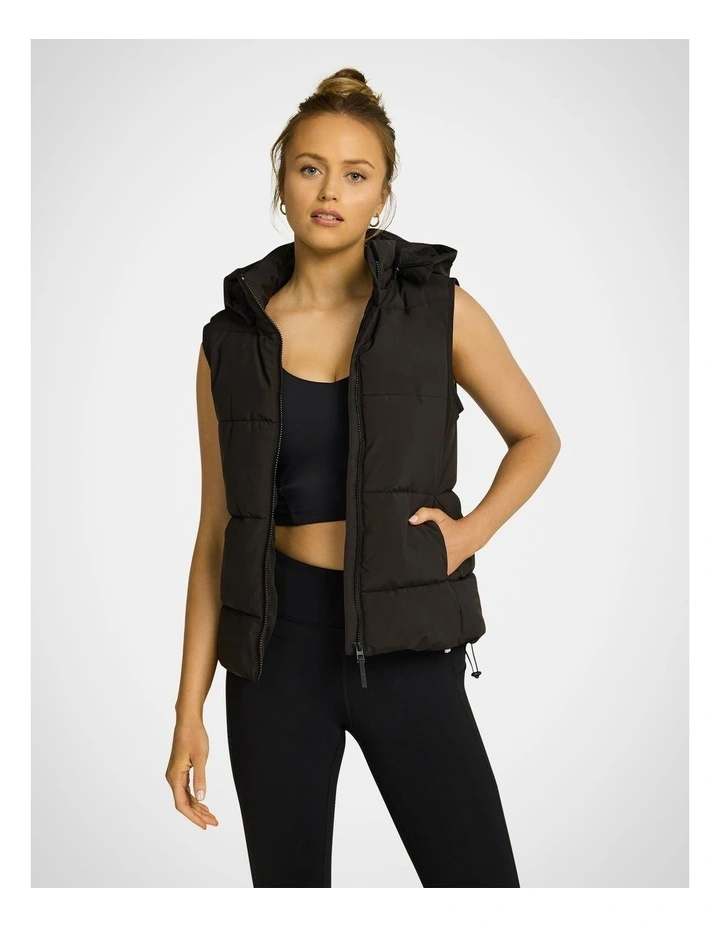 Puffer Vest in Black