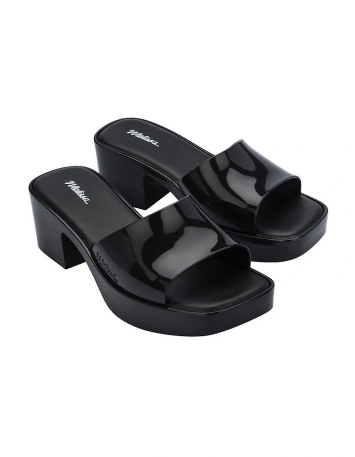 Melissa Shape Low-Block Heel in Black