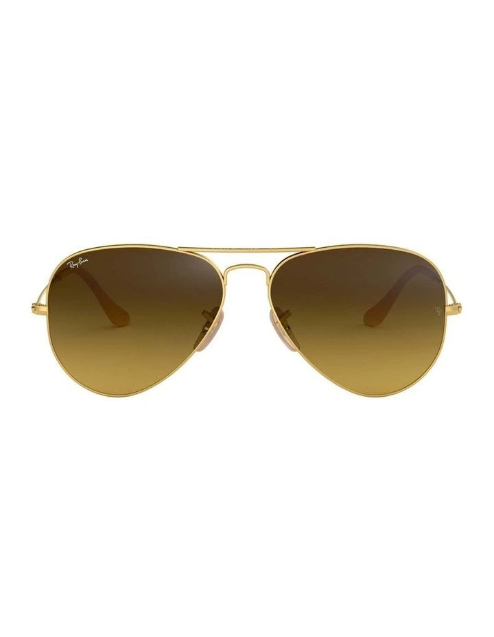 Aviator Gradient Gold RB3025 Sunglasses