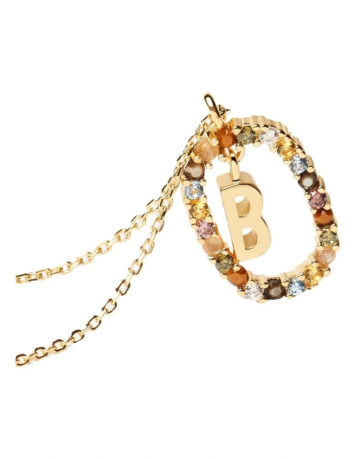 Letter B Multi Necklace