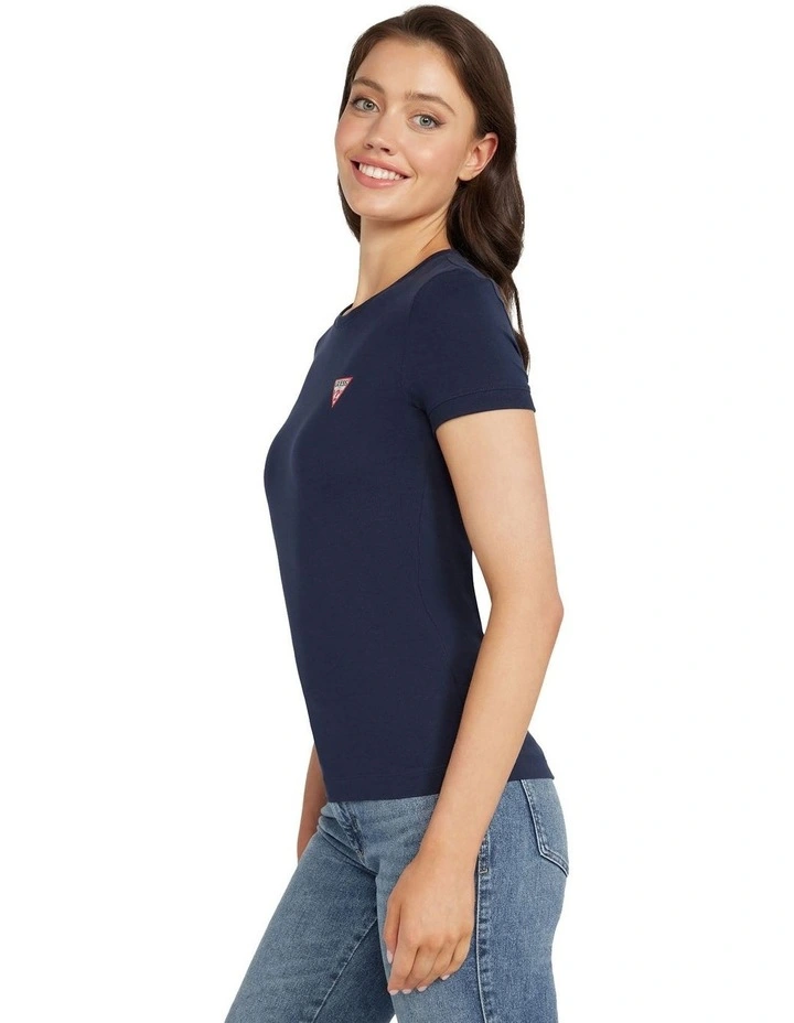 Mini Triangle Tee in Blackened Blue