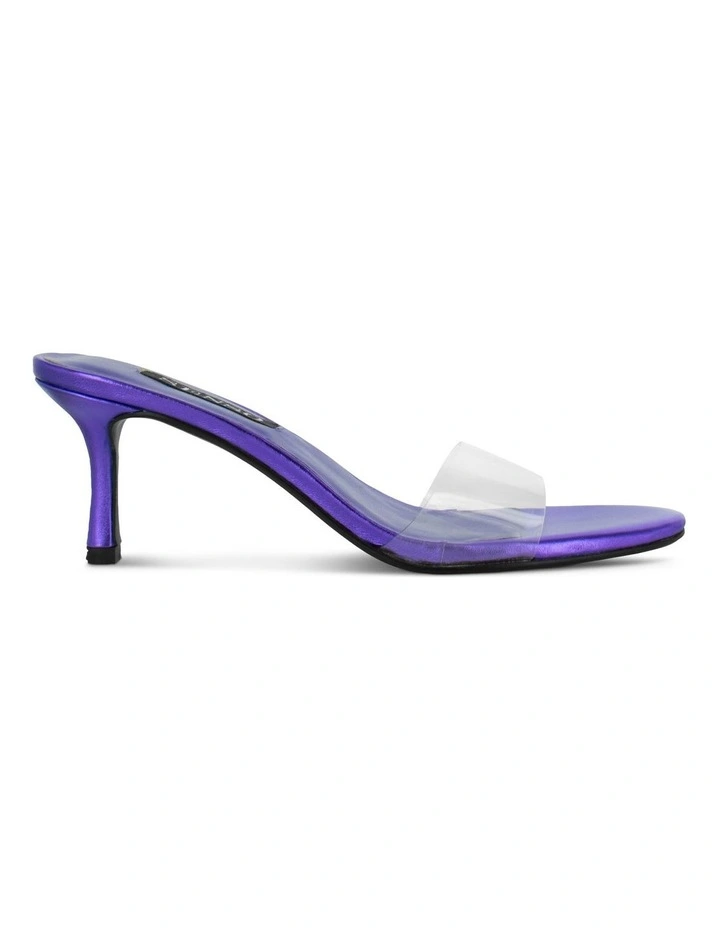 Gianna Heeled Sandals in Purple