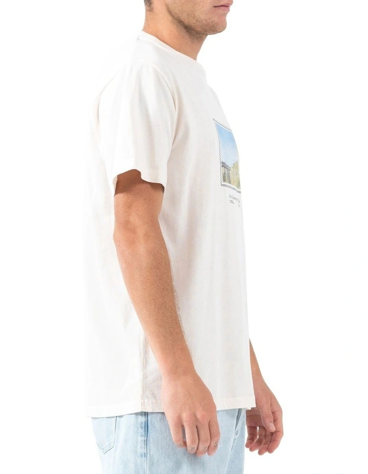State of Flux Merch Fit Tee in Heritage White