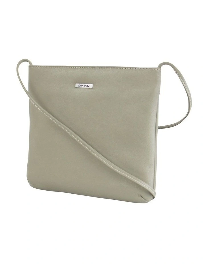 Daisy Leather Crossbody Bag in Khaki