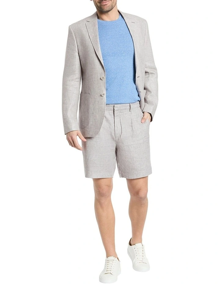 Tanton Linen Short in Shale