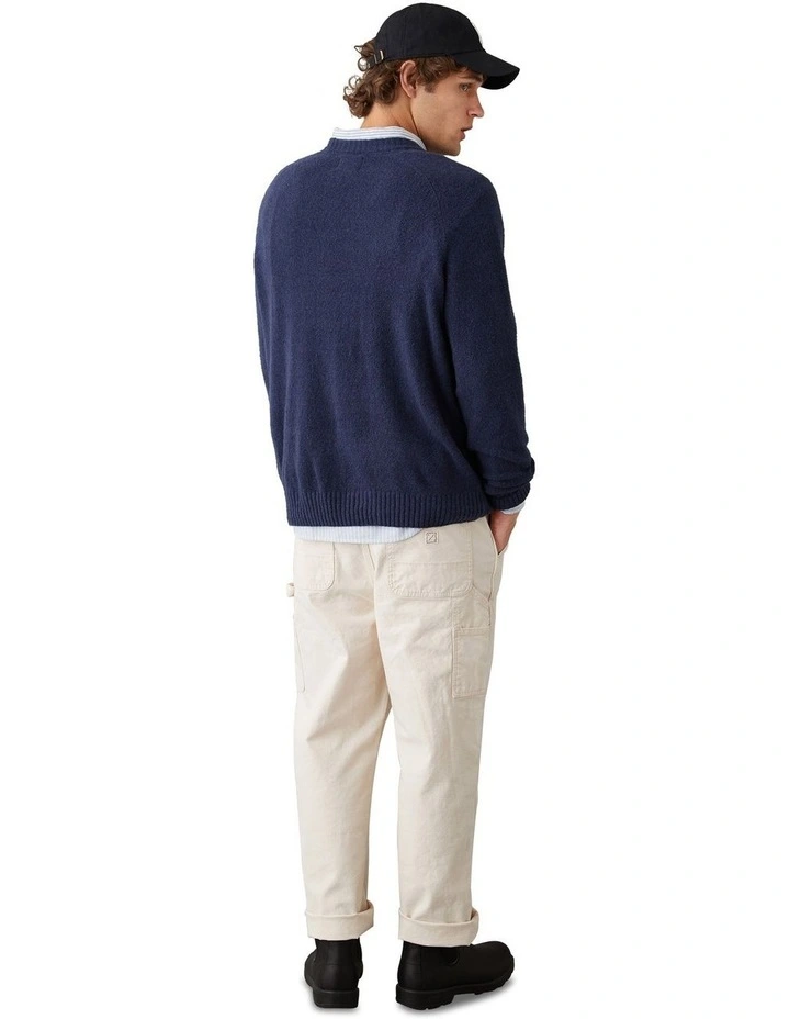 Crewneck Sweater in Blue