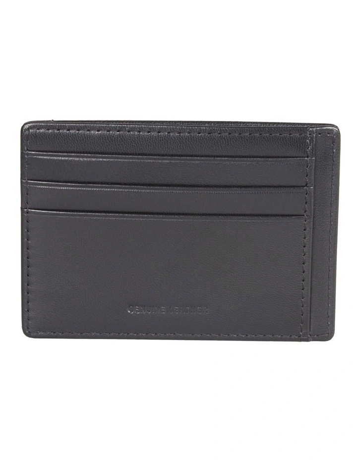 Credit Card Holder with Keyring Gift Pack in Black