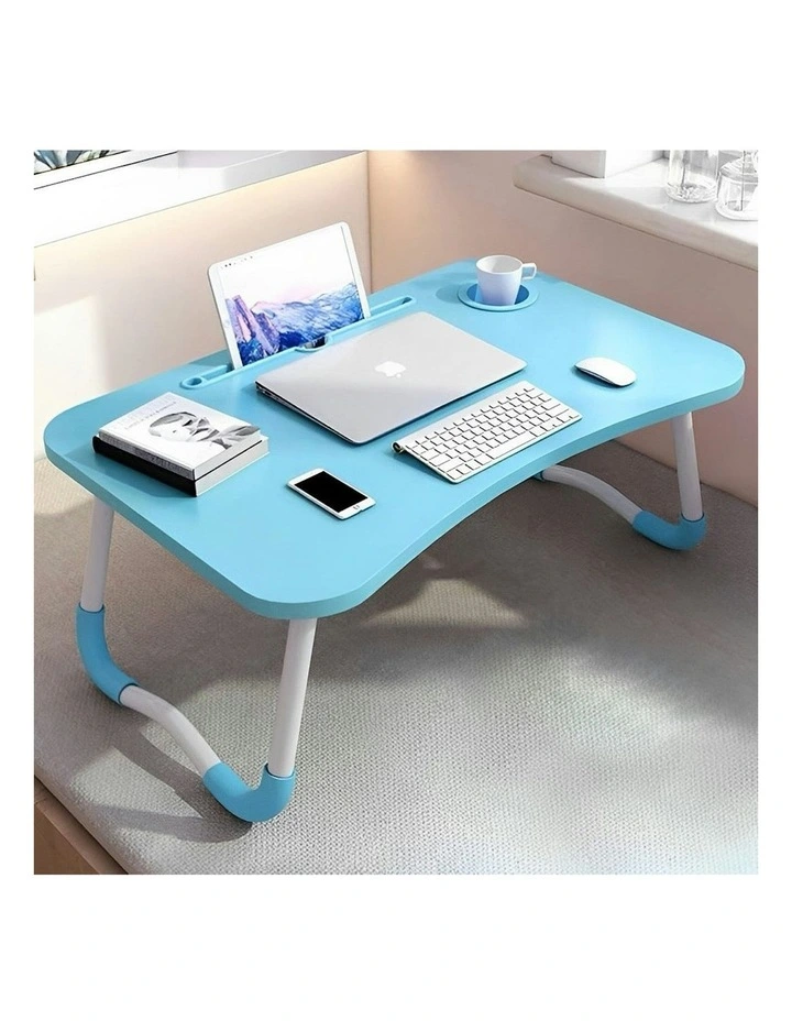Portable Bed Table in Blue