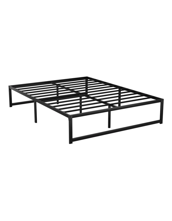 Tino Queen Size Metal Bed Frame in Black