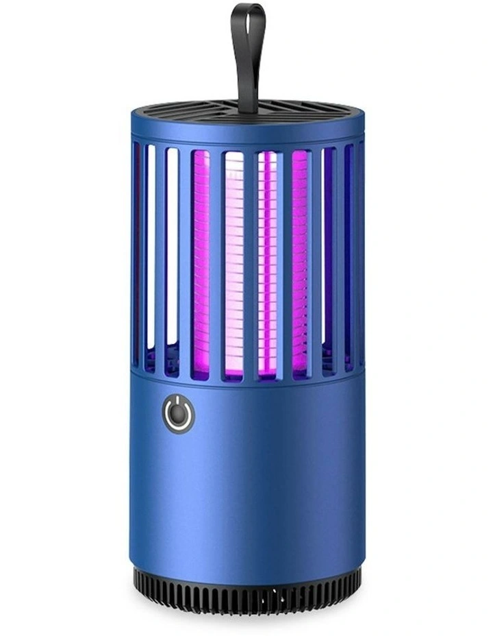Mosquito Killer Lamp with 360-Degree 8-12 Hours Battery Life in Navy Blue