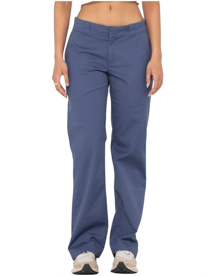 Bobbi Low Rise Pant in Blue
