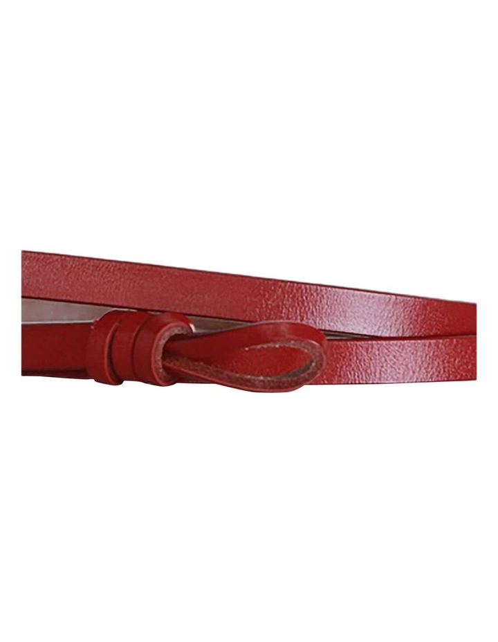 Ex-Girlfriend Loop Belt in Blood Red