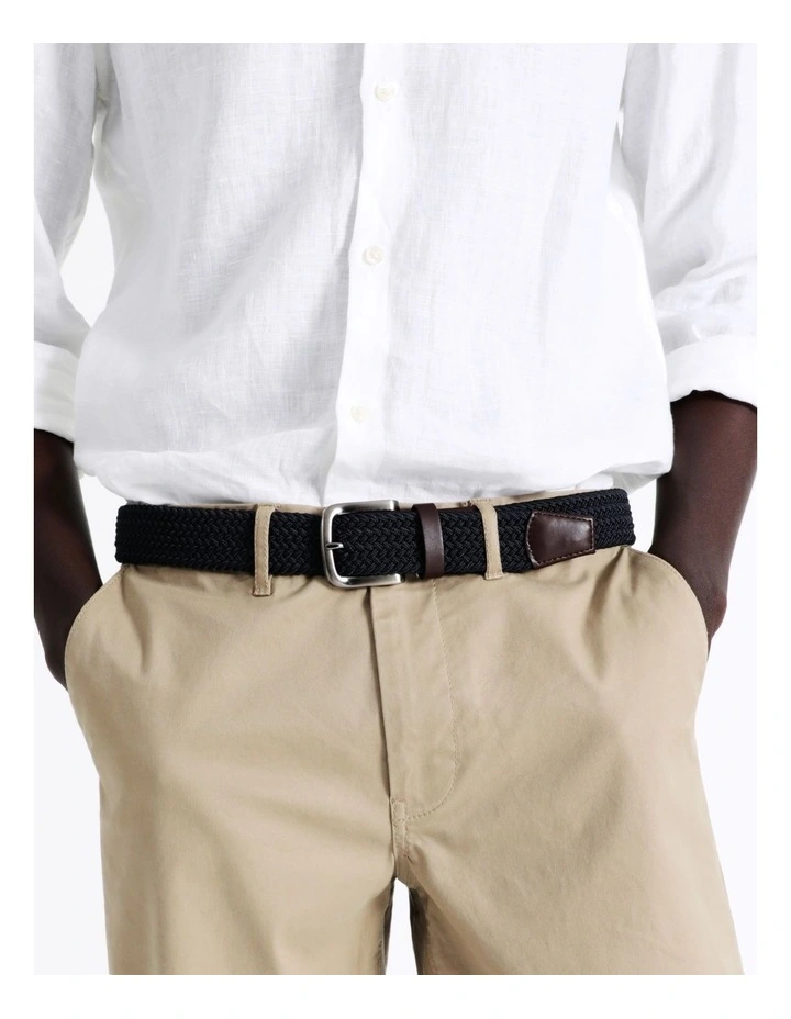 Woven Belt in Navy