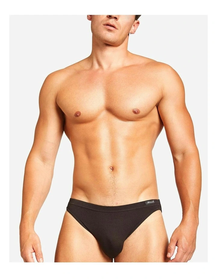 Body Bamboo Bikini Brief in Black