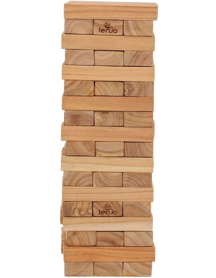 54 Piece Giant Outdoor Wooden Block Game 63cm