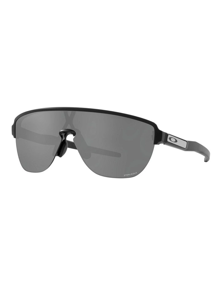Corridor Low Bridge Fit Sunglasses in Black