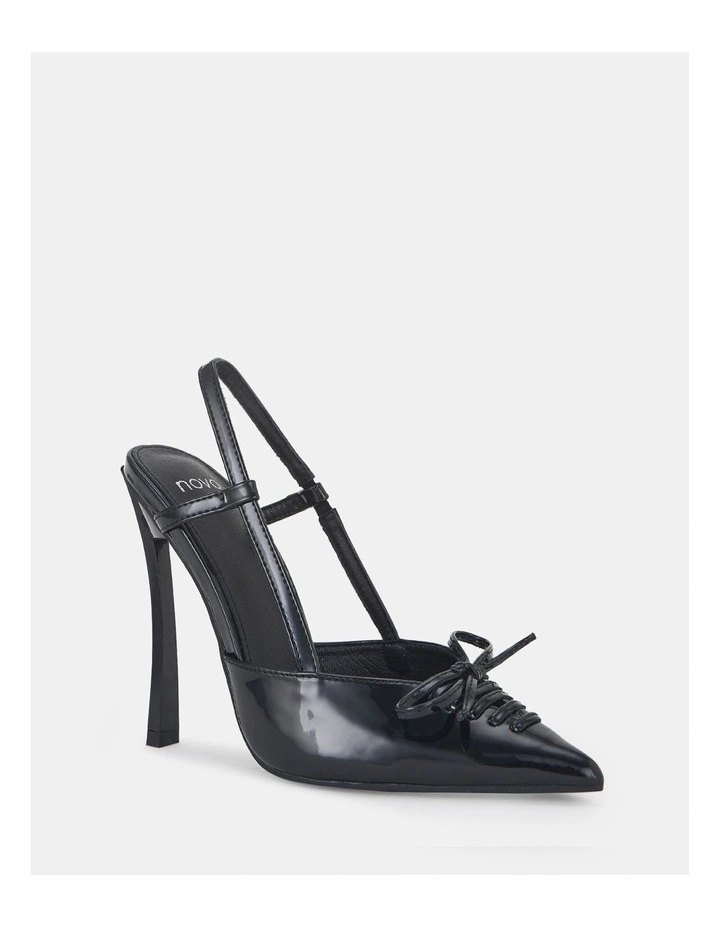Zorsha Pumps Heels in Black Patent