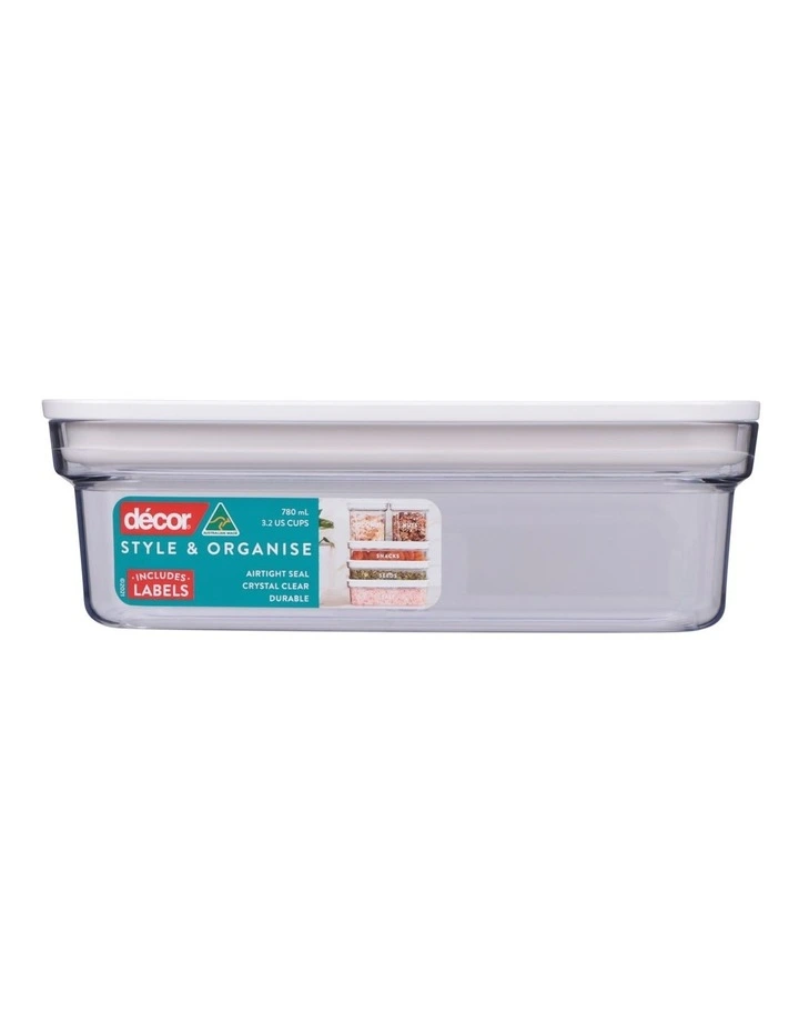 Pantry Style And Organise Oblong 780ml in Clear