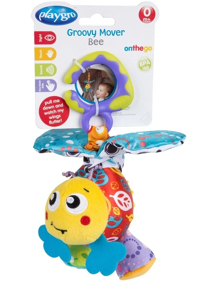Groovy Mover Interactive Retractable Bee Toy in Assorted