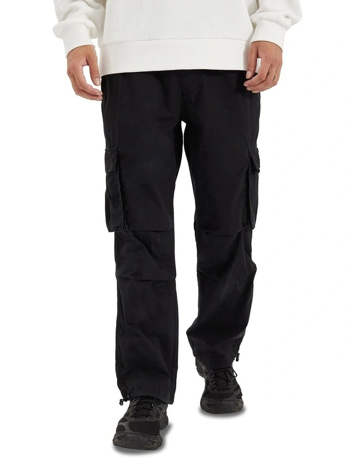 P350 Parachute Pant in Jet Black