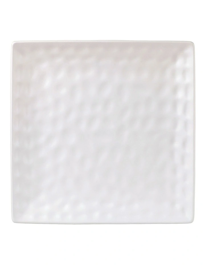 Gravity Square Platter 35cm in White